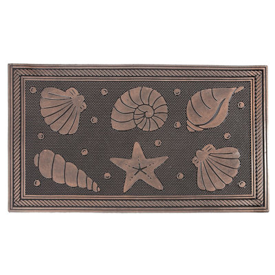 Tapis de porte d’extérieur antidérapant 30" x 18" en caoutchouc