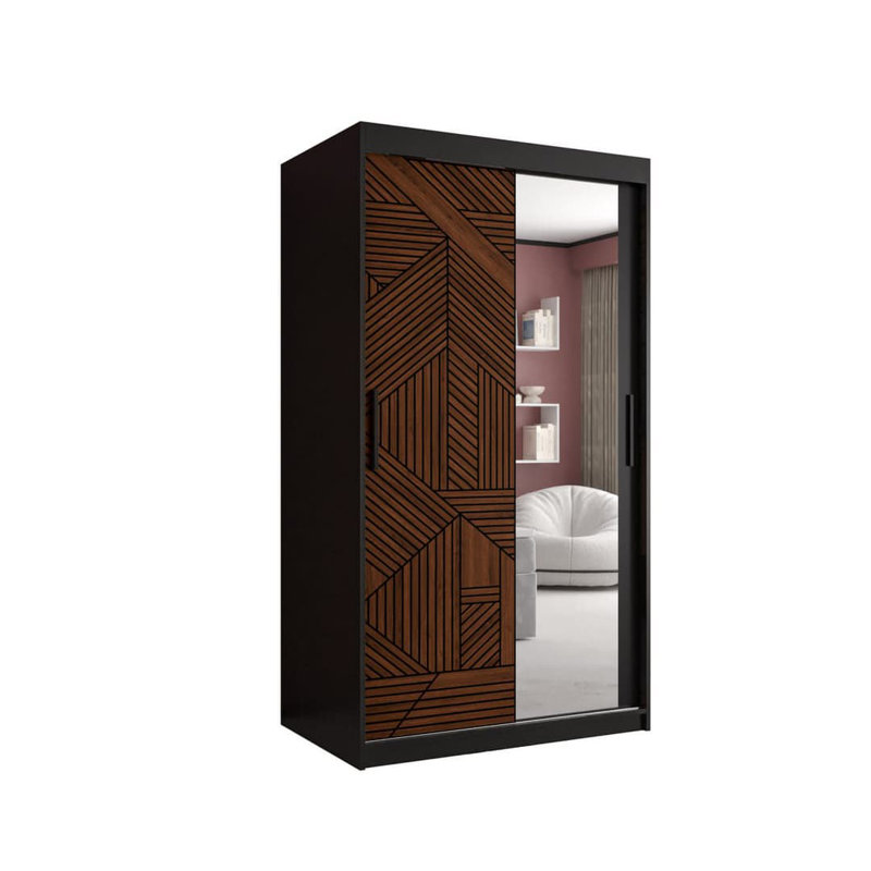 Shep 2 Door Manufactured Wood Wardrobe