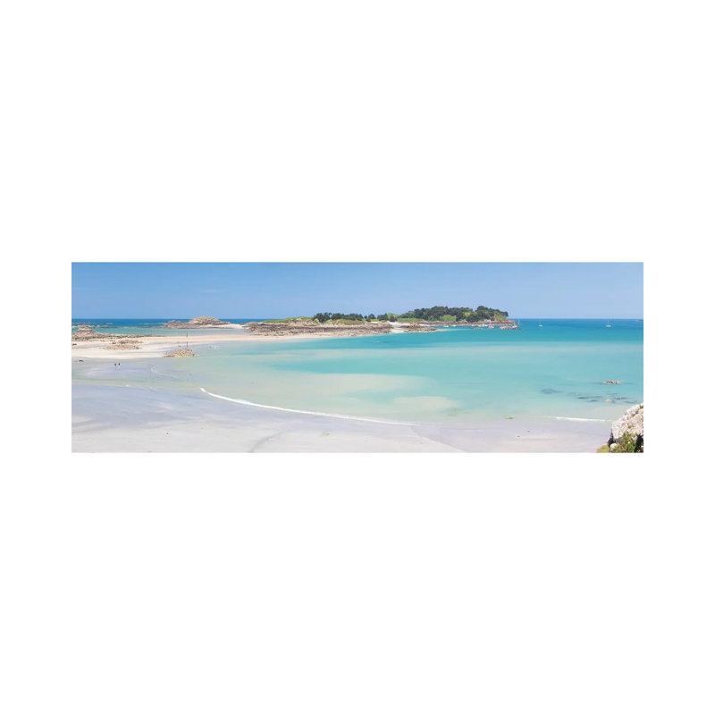 Saint Jacut De La Mer Panoramic by Philippe Manguin - Wrapped Canvas Panoramic Print, Wrapped Canvas, 30.48cm H x 91.44cm W