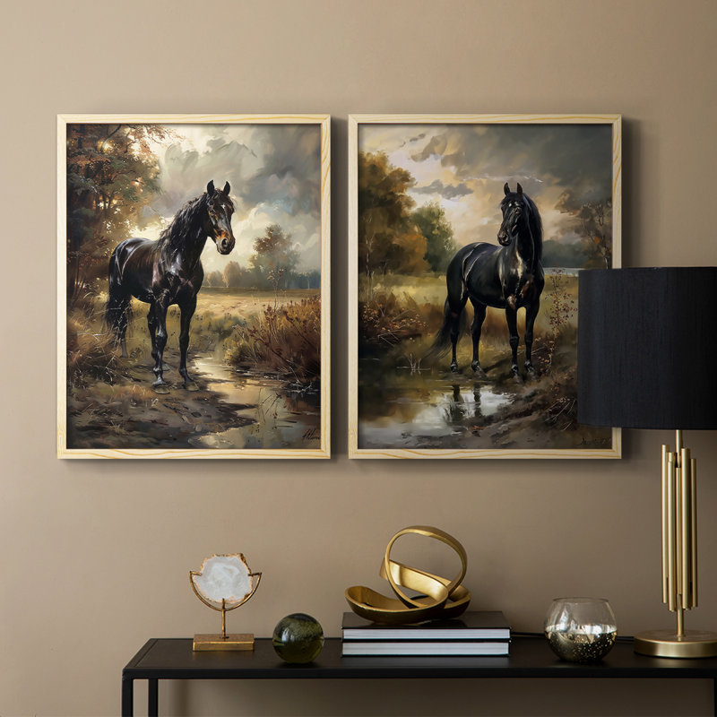 ANIMALS Series CECXIX - reproduction encadrée de qualité supérieure - prête à être accrochée - aucun clou requis - aucun clou requis