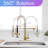One Handle Spring Pull Down Kitchen Faucet With Deck