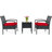 Pendrick 2 - Person Patio Conversation Sets with Cushions-1884512784