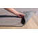 Tapis taupe en laine fabriqué à la main Zora