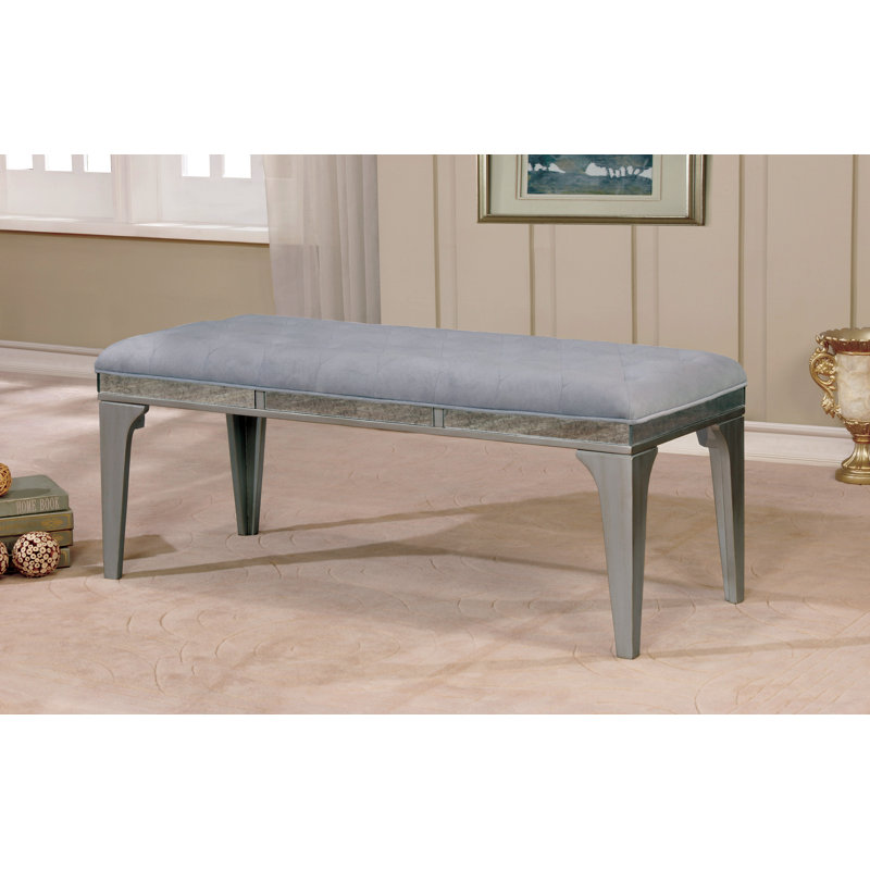 Izora Polyester Upholstered Bench