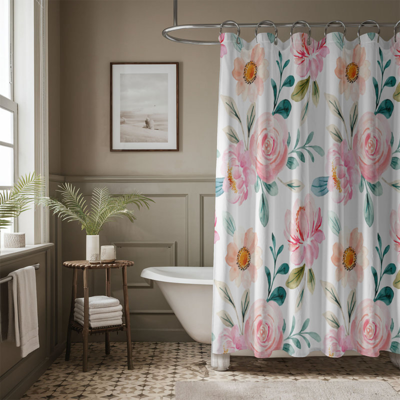 Chic Sprout - rideau de douche standard 1 pièce, H 74 po x l 35 po