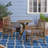 Tinnin 2 - Person Acacia Wood Patio Dining Set with Round Table , Cushions Included-1314860716