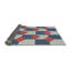Tapis gris/rouge à motifs-185427236