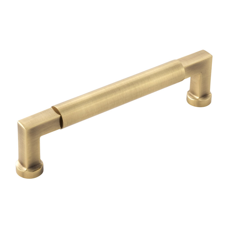 Parkview Collection Handle Pull - Cabinet - Transitional Hardware for Drawers & Cabinets, Antique Brass, 5-1/16"