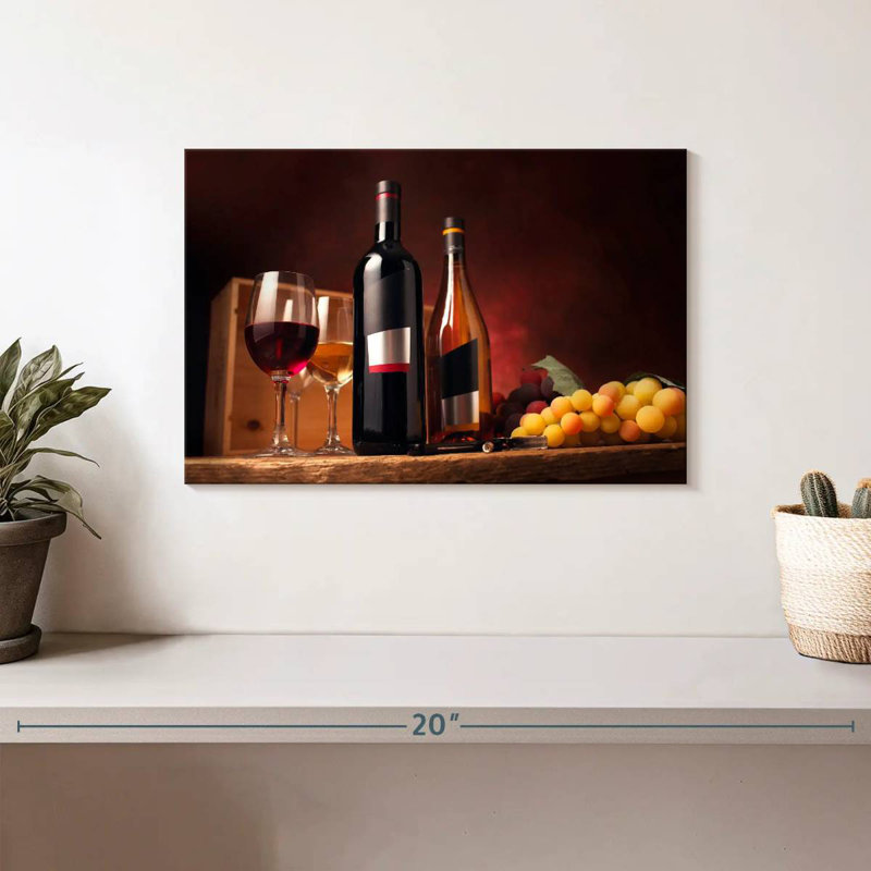 Yarlin Wine On The Table, 8" H x 12" W