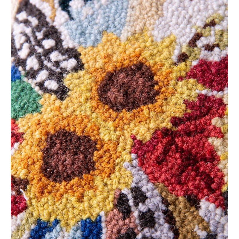 Floral Down Throw Pillow