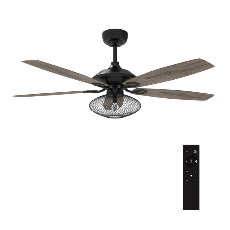 Ventilateur de plafond Karson avec télécommande, ensemble d'éclairage inclus, 200 tr / min