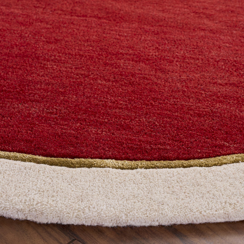 Tapis d'intérieur en laine touffeté à la main et en viscose Fifth Avenue, Rond 6 pi