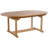 8 - Person Teak Solid Wood Patio Dining Set Extendable Oval Table with Cushions Included