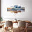 Ensemble 5 pièces Sea Cloudscape sur toile-714004867