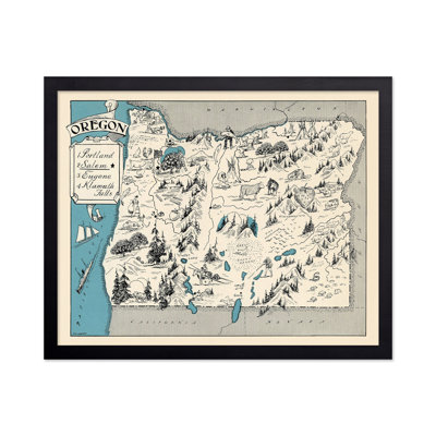Oregon Pictorial Map
