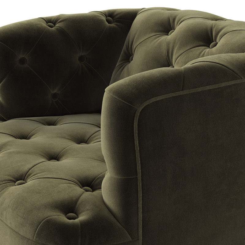Paul Swivel Tufted Barrel Chair