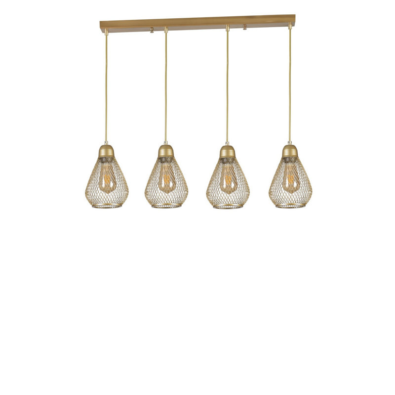 Chandle Chandelier, Gold
