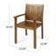 Chaise de salle à manger Wilson, ensemble de 2-531067688