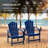 HDPE Patio Stackable Folding Adirondack Chair-1767226335