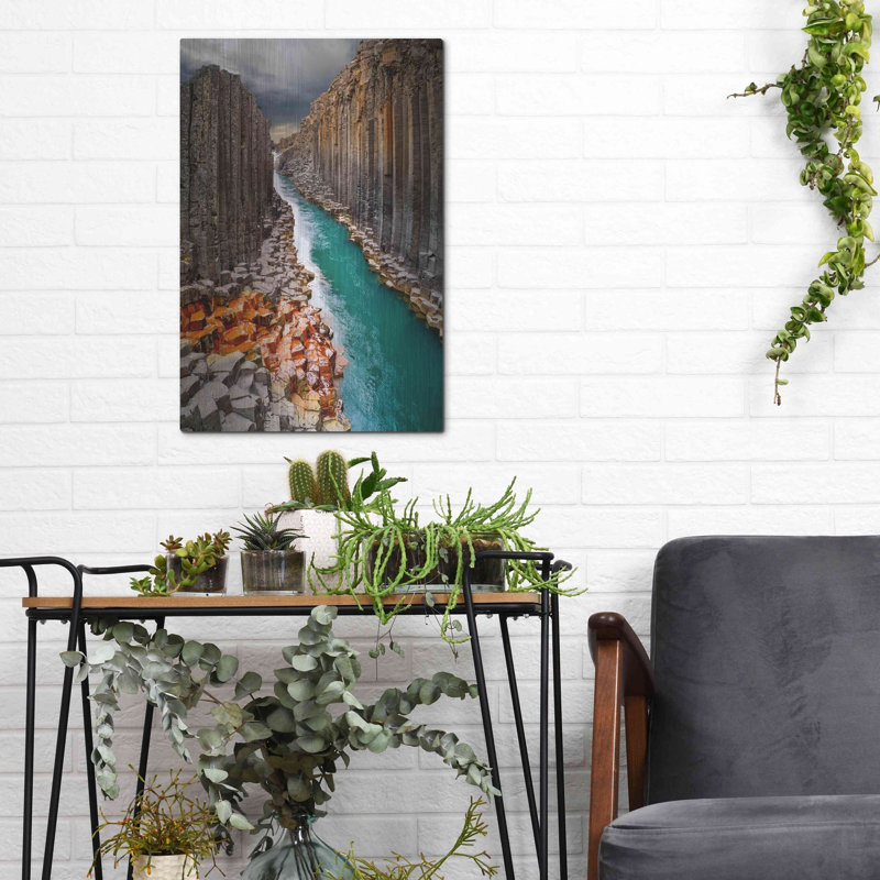'Divided' Metal Wall Art, 16" H x 12" W