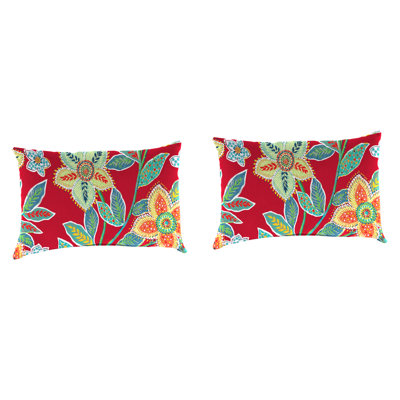 18" x 12" Outdoor Lumbar Throw Pillow (Set of 2)
