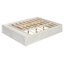 Base de lit plateforme avec 4 tiroirs de rangement et pied de lit-277392021