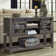 Yasmine 46" Farmhouse Console Table,Entryway Table  With Sliding Barn Door