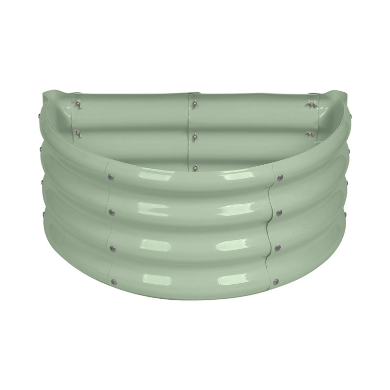 Metal Raised Garden Bed, 30 cm H x 60 cm W x 30 cm D, Green