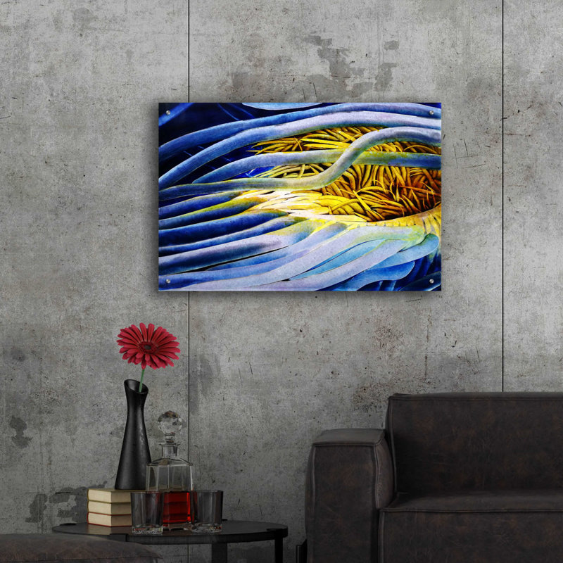 «Anemone Cerianthid» par Rita Shimelfarb, H 24 po x l 36 po x P 0,2 po