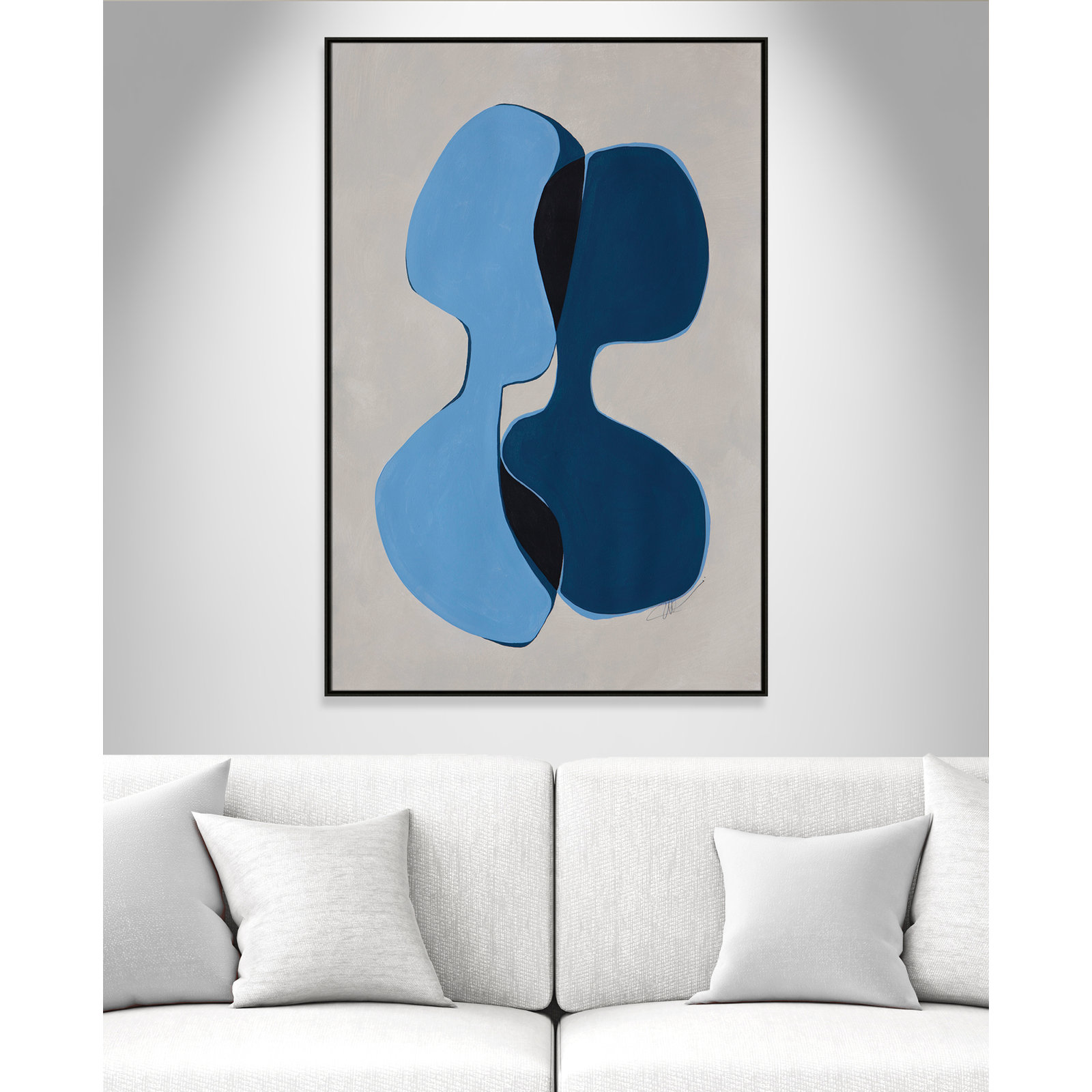 In Unity Collection "In Unity I" Print, Espresso Framed, 61.5" H x 41.5" W x 2" D