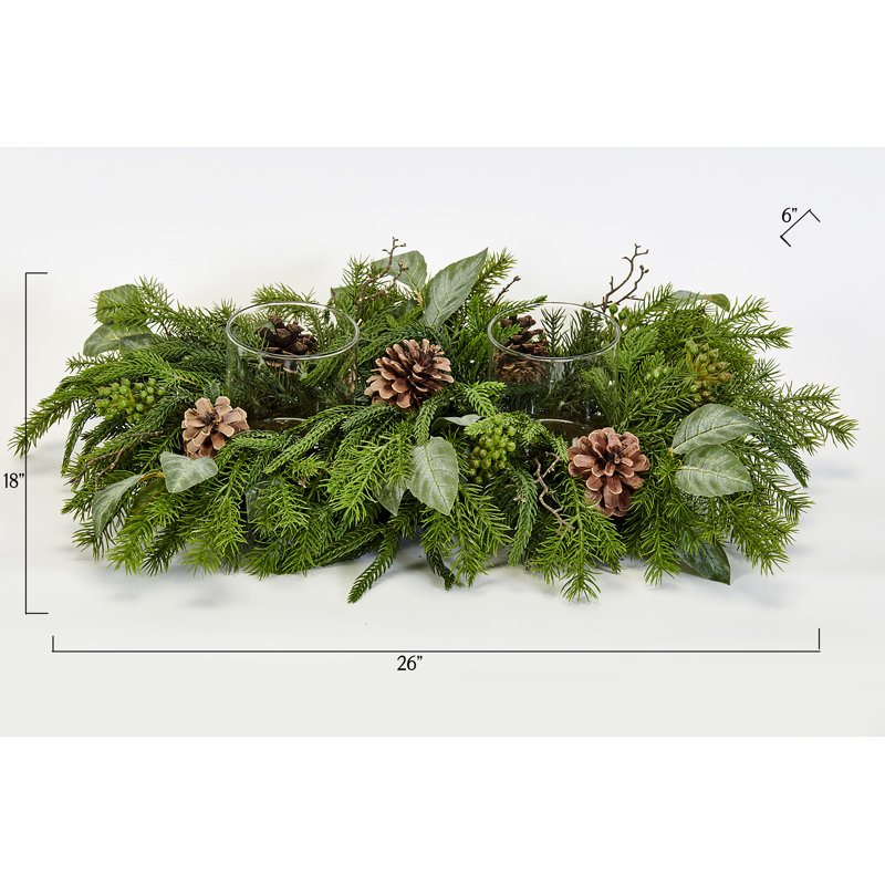Centre de table de Noël 26 po