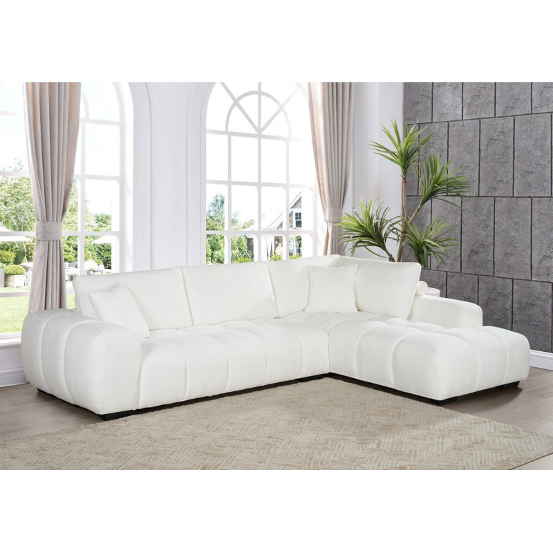 Canapé modulaire Zara, Blanc
