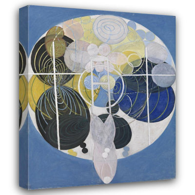 "The Large Figure Paintings, No. 5 Group 3" by  Hilma Af Klint - Gallery Wrap Canvas Wall Art
