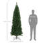 Arbre de Noël artificiel 7 pi avec ouverture automatique vert pour la maison