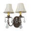 Crystal 2 - Light Candle Wall Light