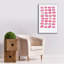 Toile épique Graffiti «Kiss Me Quick Pink» par Mercedes Lopez, 18 po x 26 po-109177182