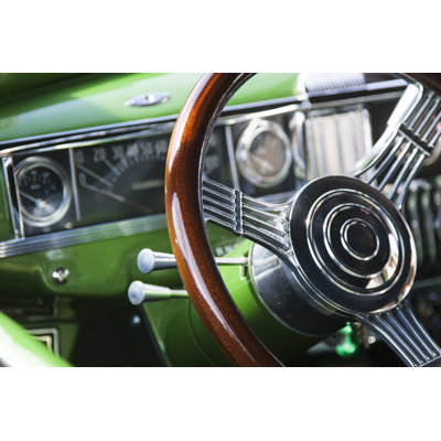 Car Interior - Wrapped Canvas Print