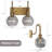 2-Light Dimmable Globe Vanity Light-139331863