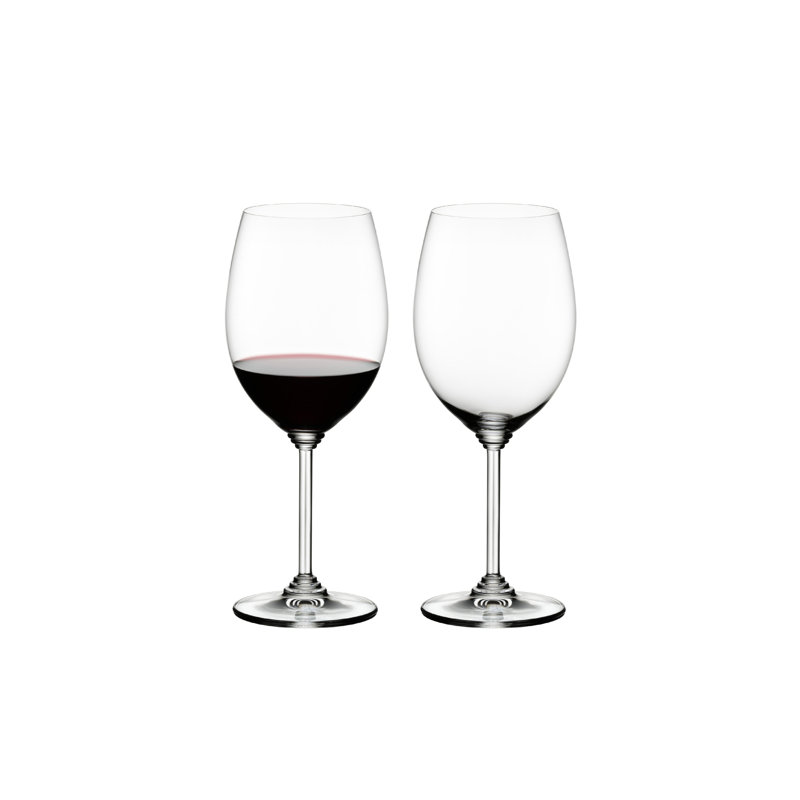 RIEDEL 6448/0 Wine Cabernet/Merlot Glass, 13.4 fl. oz Capacity, Clear, 2PK