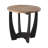 Arch Farmhouse End Table with Storage Shelf, French Country Accent Side Table-845021842
