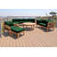 Monterey Outdoor 7 - Piece Teak Conversation Set-1141474674-1188766334