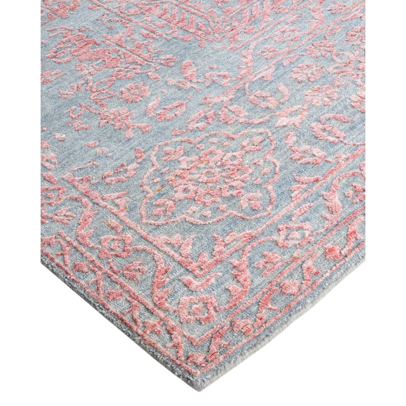 Overdyed One-of-a-Kind 9' 1" X 11' 10" Hand Knotted Area Rug