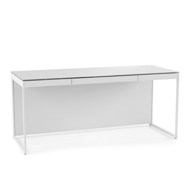 Centro Glass Steel Writing Desk