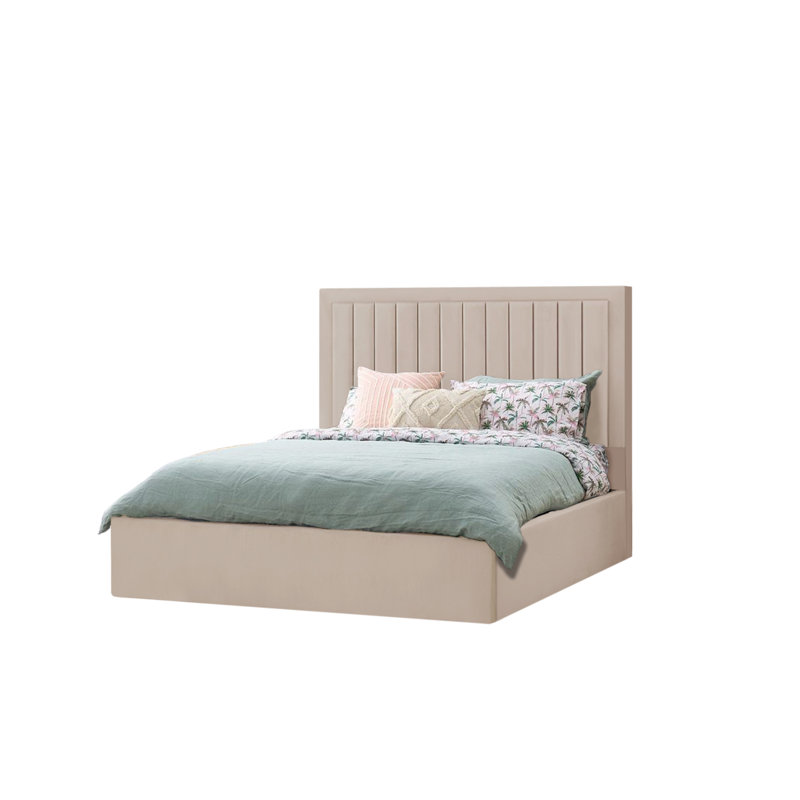 Anahly Upholstered Bed, Marine, Small Double (4')