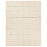 Jaipur Living Coart LEO11 Handmade Stripes Ivory and Gray Area Rug (5'x8')