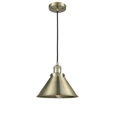 Luminaire suspendu conique 1 lumière Stonecrest