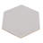 Hexagon 6" x 7" Ceramic Stone Look Tile-36947592