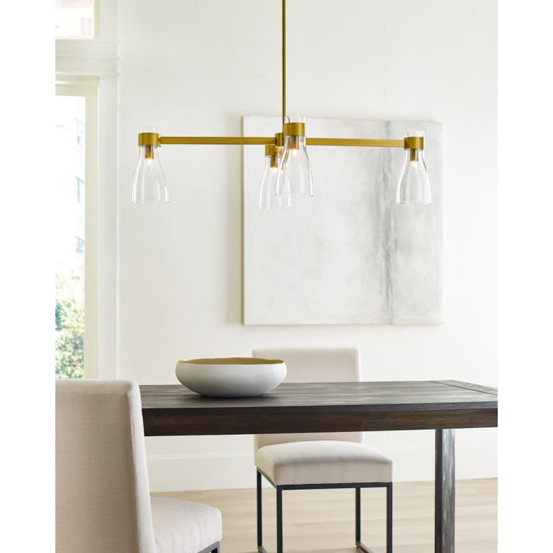 Moritz Chandelier, 15.5"H x 42"W x 24"D