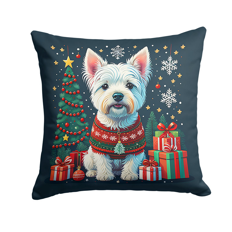 Coussin décoratif intérieur / extérieur Enchanted Christmas, 18 po x 18 po