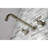 Kingston Brass Manhattan Two-Handle 3-Hole Wall Mount Roman Tub Faucet-43632153
